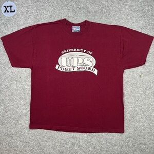 Vintage Y2K University of Puget Sound Tee Shirt